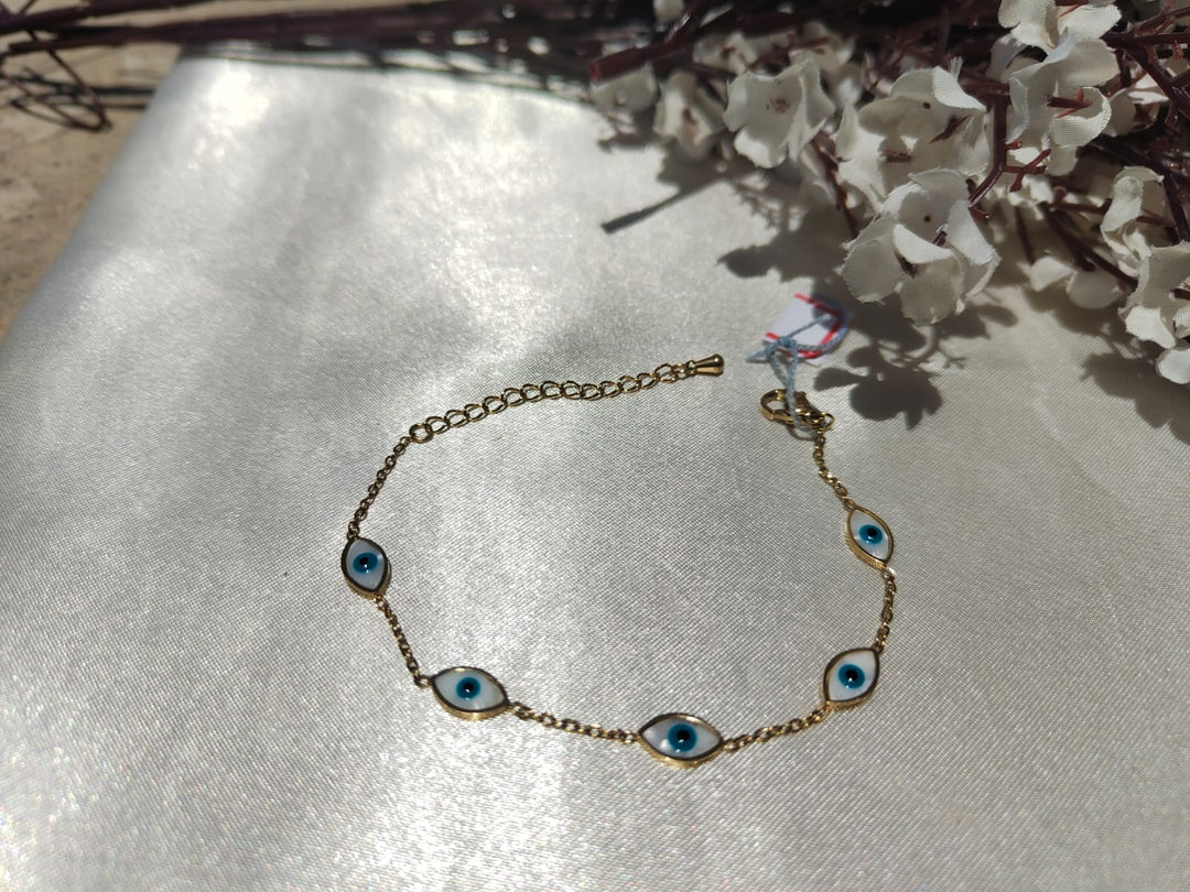 Anti tarnished,Elegant evil eye bracelet
