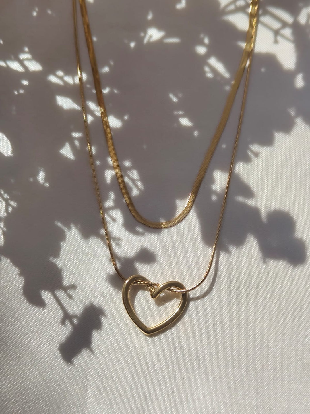 Anti tarnished  Golden Hour Layered Necklace Set