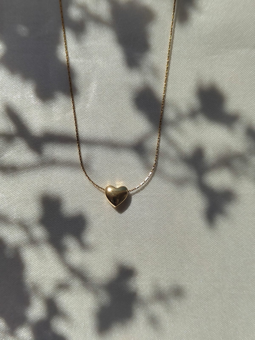Anti tarnished Eternal small Heart Pendant Necklace